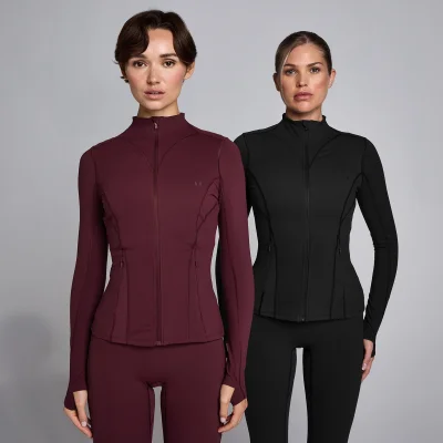 MP Women's SculptForm Zip Through Jacket - Black - M Image 6