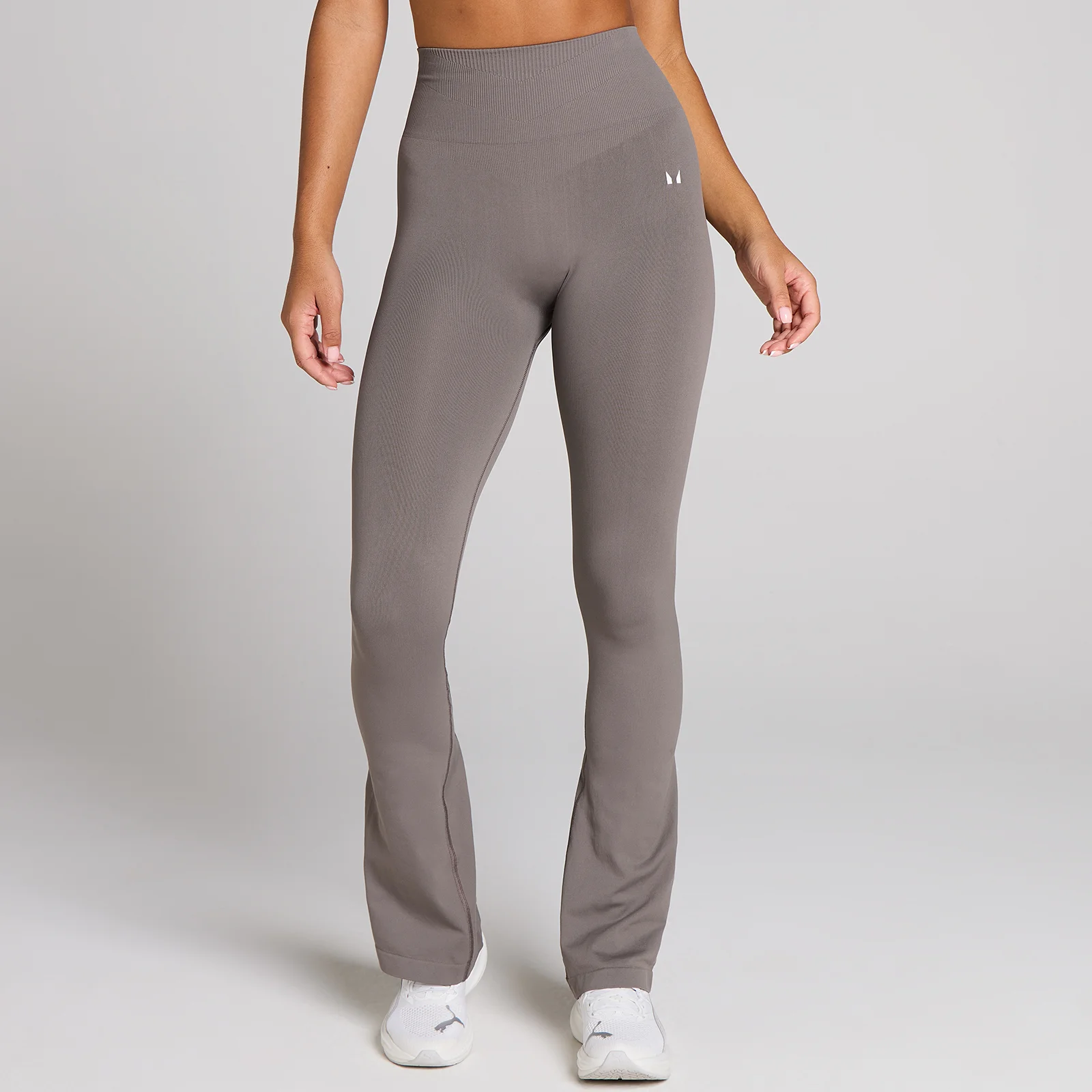 MP Women's Tempo Seamless Flared Leggings - Dark Truffle - S Image 1
