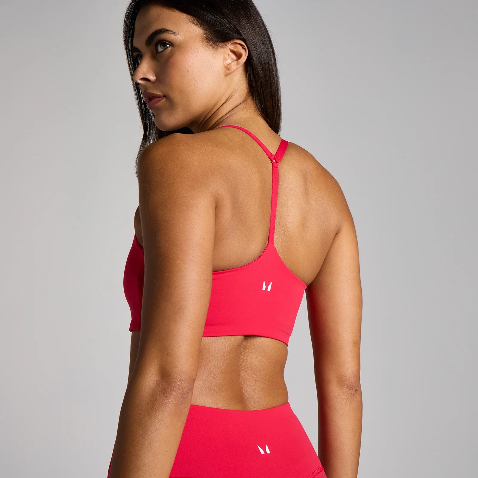MP Women's Tempo Strappy Racerback Sports Bra - Chilli - S Image 4