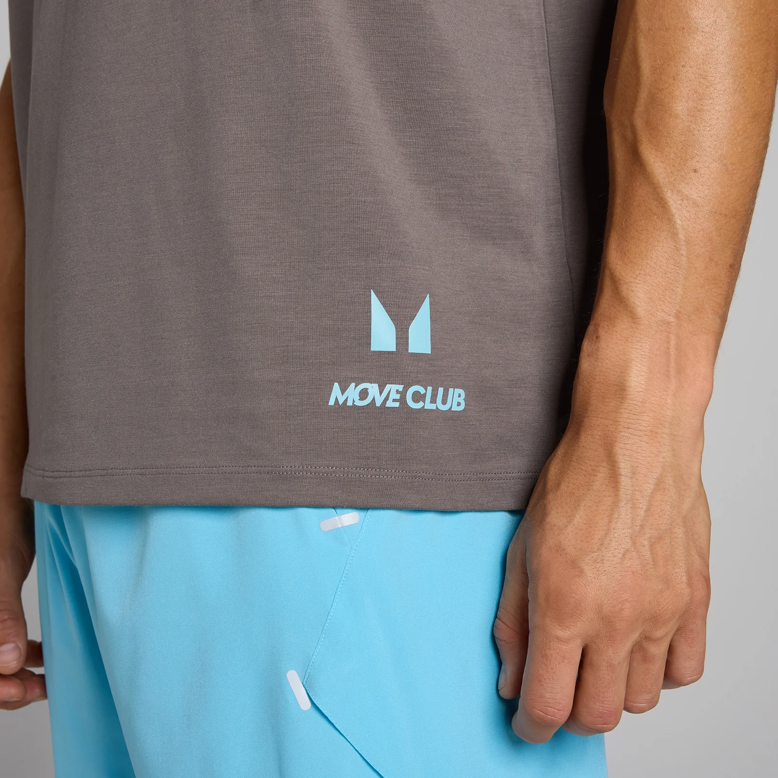 MP Men's Hybrid Oversized Graphic T-Shirt - Ash Grey - XS Image 4