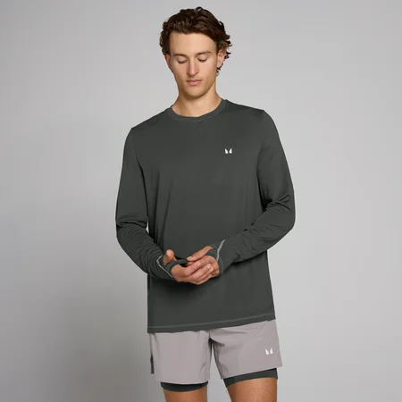 MP Men's Velocity Ultra Long Sleeve Top - Washed Black