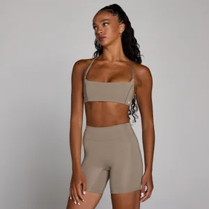 MP Women's Training Open Back Bra - Light Taupe - Size S
