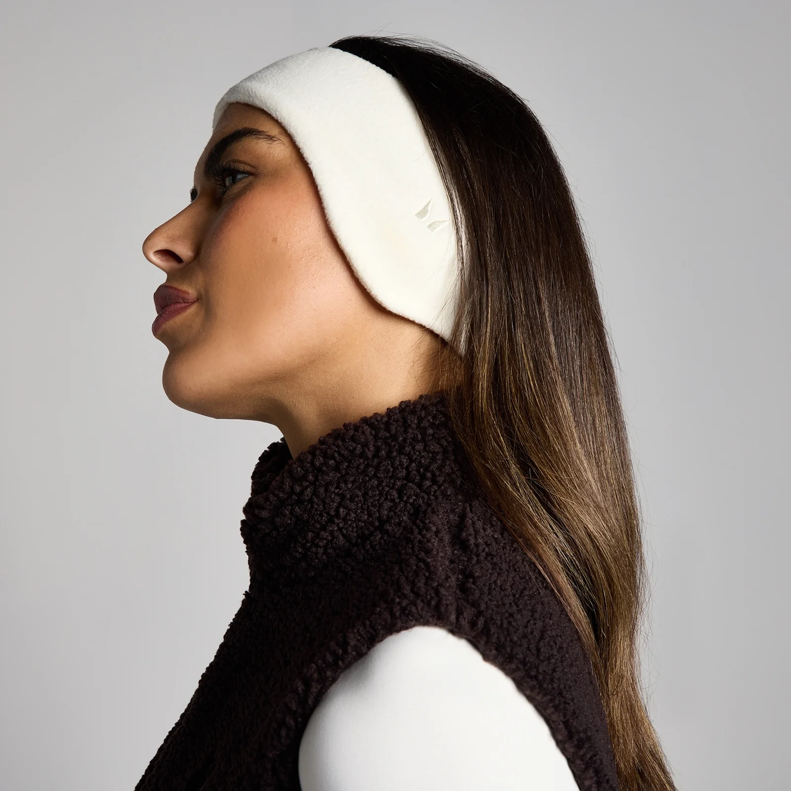 MP Fleece Ear Warmers - Pearl Image 2